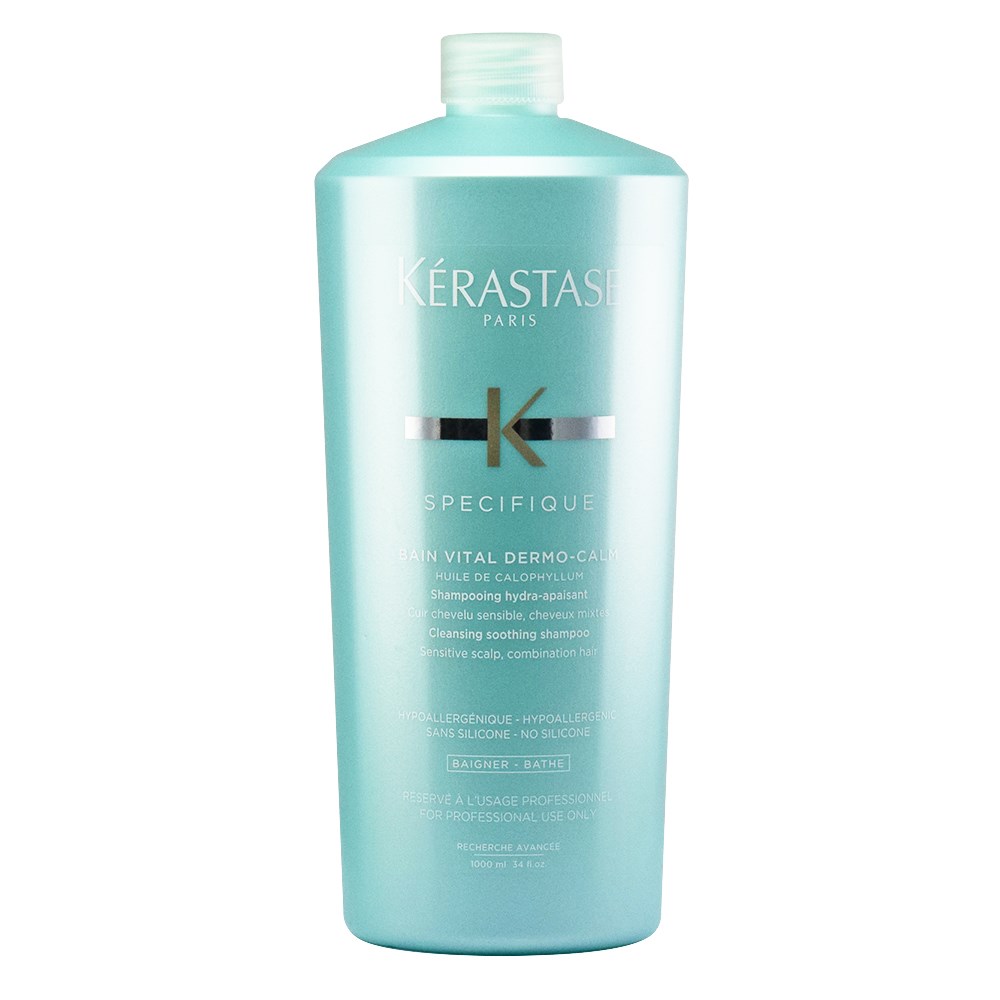 KERASTASE 卡詩 清新舒緩髮浴 1000ml+押頭