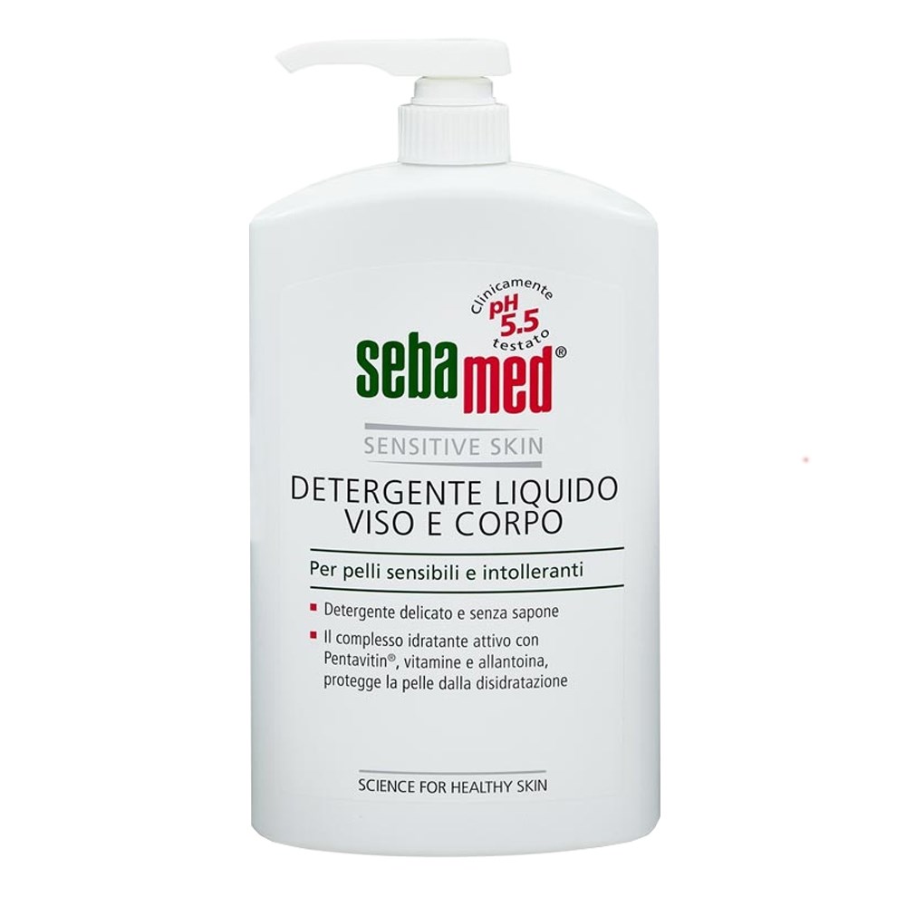 sebamed 施巴 潔膚露pH5.5 盒裝附壓頭 1000ml 一般肌 敏感肌 沐浴露