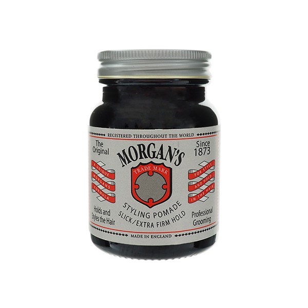 英國 Morgan's 摩根 超強力定型 水洗式髮油 銀標 100ml