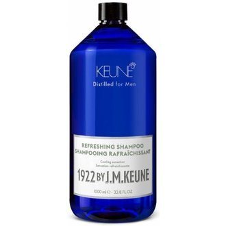 KEUNE 1922 紳藍 薄荷涼感洗髮精+壓頭 1000ml (公司貨)