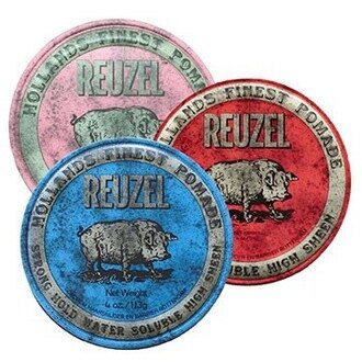 REUZEL 粉紅豬/藍豬/紅豬 水洗式油性髮油113g