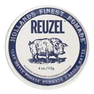 REUZEL CLAY MATTE 白豬 無光澤髮蠟 4oz