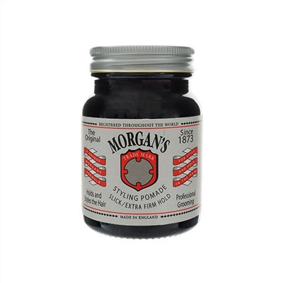 英國 Morgan's 摩根 超強力定型 水洗式髮油 銀標 100ml
