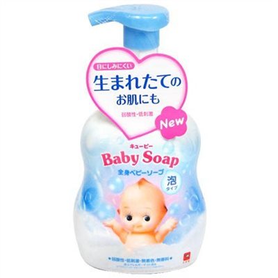 COW 牛乳石鹼 嬰兒全身泡泡沐浴乳 無香 400ml