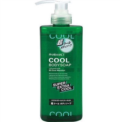 日本 熊野 PHARMAACT 法瑪雅 超酷涼沐浴乳 600ml 綠瓶 